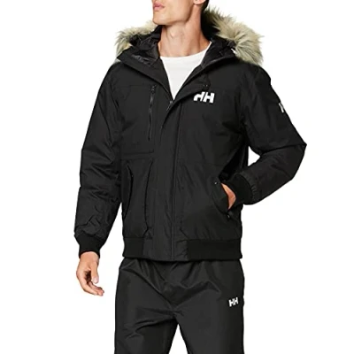 Image of Helly Hansen Montes Bomber Down Jacket, Jacket Mens, Black , XXL
