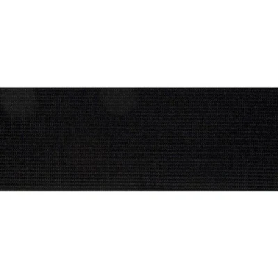 Image of Groves Basics GBE38/BLK Black Latex/Polyester Mix Woven Elastic 38mm x 25m