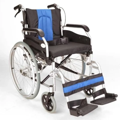 Image of Lightweight Folding self Propel Wheelchair with handbrakes and Quick Release Rear Wheels ECSP01 18