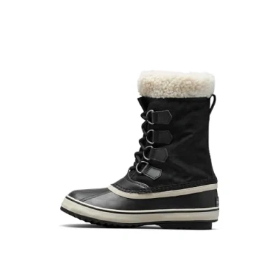 Image of Sorel Winter Carnival Boot Wp Women&#039;s Boots, Black Stone 2024 2025, 8.5 UK