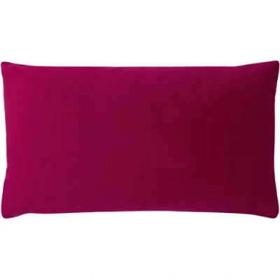 Image of Paoletti Sunningdale Polyester Filled Cushion, Cerise, 30 x 50cm