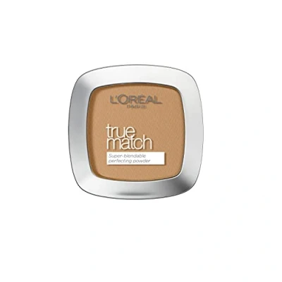 Image of L&#039;Oreal Paris True Match Pressed Powder Buildable and Lightweight Matte Finish Foundation 6.5 D. Caramel Doré