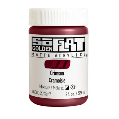 Image of Golden : SoFlat Matte Acrylic Paint 59ml Crimson