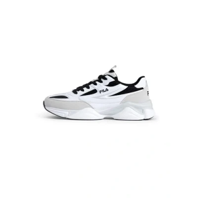 Image of Fila Recade Trainers, Men&#039;s, Size: 6.5, White/black Imitation leather/ textile