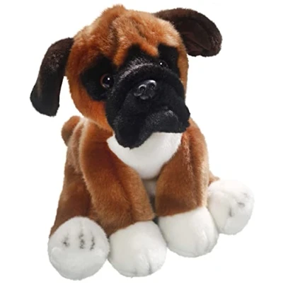 Image of Carl Dick Boxer dog 10 inches, 25cm, Plush Toy, Soft Toy 3344