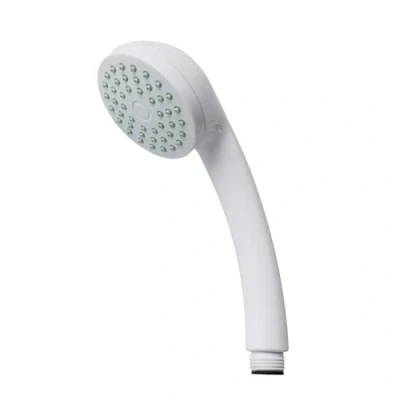 Image of Blue Canyon Alpha Single Mode Shower Head, High Pressure Water Flow, Premium Plastic Head for Bath with Anti Blocking Nozzles, Universal Spray, Easy to Install and Clean (White)
