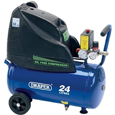 Image of Draper Direct Drive Oil Free Air Compressor, 24L, 1.1kW