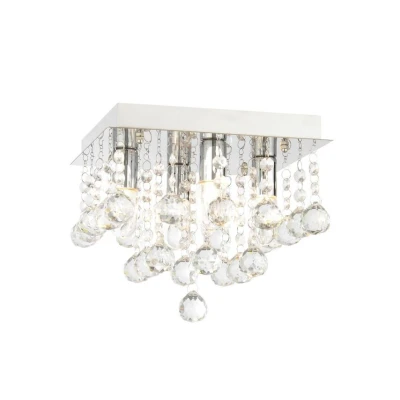 Image of Orlando 4 Light Bathroom Ceiling Chrome IP44
