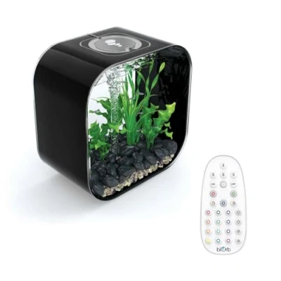 Image of biOrb LIFE 30L Black Aquarium Fish Tank with Multi Colour LED Lighting