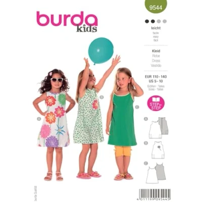 Image of Burda B9544 Dress Sewing Pattern 19 x 13 cm