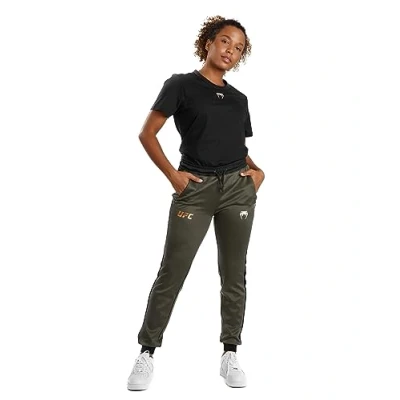 Image of Venum, UFC Adrenaline Fight Week Women’s Performance Jogging Pants, Women&#039;s, L, Khaki/Bronze