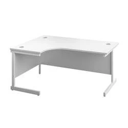 Image of 1800X1200 Single Left Hand Radial Desk White
