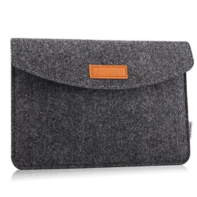 Image of MoKo 7 8 Inch Sleeve Bag, Portable Carrying Protective Felt Tablet Case Cover Fits iPad Mini (6th Gen) 8.3&quot; 2021, 5/4/3/2/1, Samsung Galaxy Tab S2 8.0, A ZenPad Z8s 7.9 Dark Gray