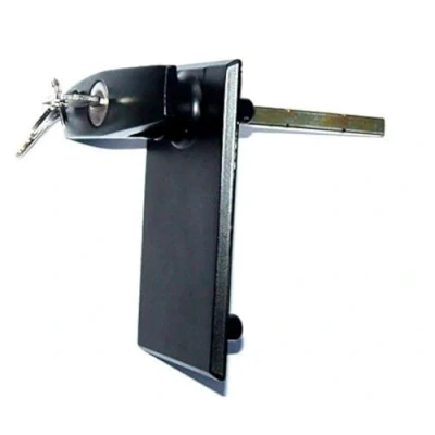 Image of Garador Garage Door Tee Handle and Lock Black Spares Parts
