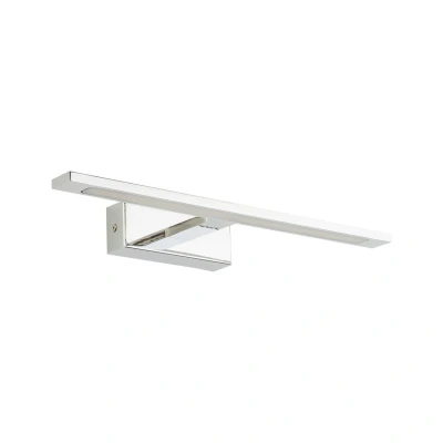 Image of TK Lighting LED wall lamp Gallery chrome coloured metal width 41.5 cm IP44