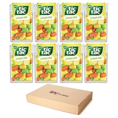 Image of 8 x Citrus Mix Tic Tac Mint Sweets For Little Moments of Refreshment Sold By VR Angel