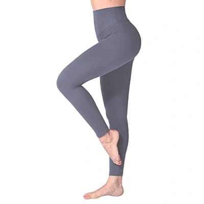 Image of SINOPHANT High Waisted Leggings for Women, Buttery Soft Elastic Opaque Tummy Control Leggings, Plus Size Workout Gym Yoga(Grey1,L XL)