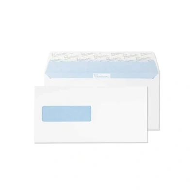 Image of Blake Envelopes Premium Office 36186NR Versandtasche Haftklebung Norwegische Fenster Ultra Weiß Wove C4 324 x 229 mm 120g/m² 250 Stück