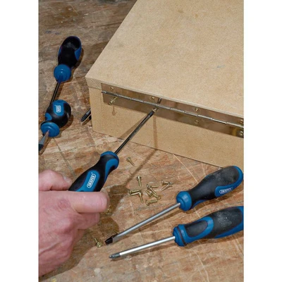 Image of Draper Soft Grip Screwdriver Set (8 Piece)