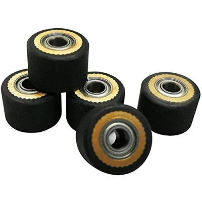 Image of TUONAI 5 Pcs HQ Pinch Roller for Roland GCC LiYu Rabit Pcut Mimaki Graphtec Iolion Summa USCutter Brother Silhouette Cameo Mutoh Cutter Plotter 4x10x16