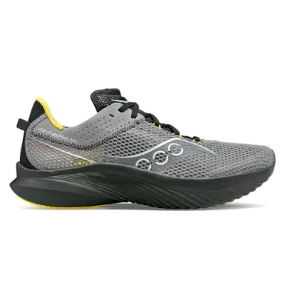 Image of Saucony Mens Kinvara 14 Sneaker, Gravel/Black, 11.5