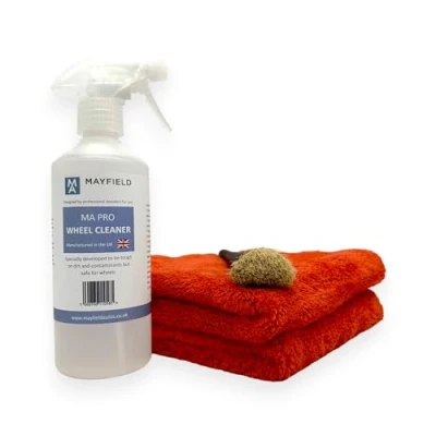 Image of Wheel Cleaning Kit Boars Brushes, Edgeless Towels, Car Detailing, Cleaning, Valeting, Non Acidic, Powerful, Safe to Use, Alloy Wheel, Professional, Deep Clean, Metal Free Natural, Absorbent