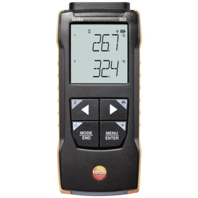 Image of testo 922 Differential temperature measuring instrument for TC Type K with App connection