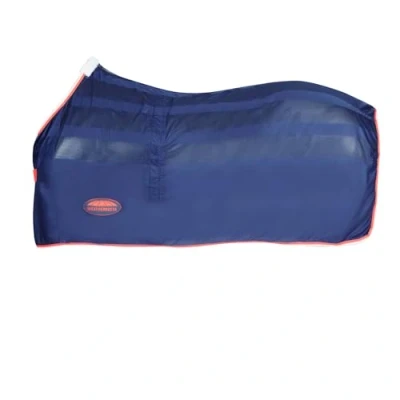 Image of Weatherbeeta Scrim Cooler Standard Neck Rug (6 ft) (Navy/Red/White)