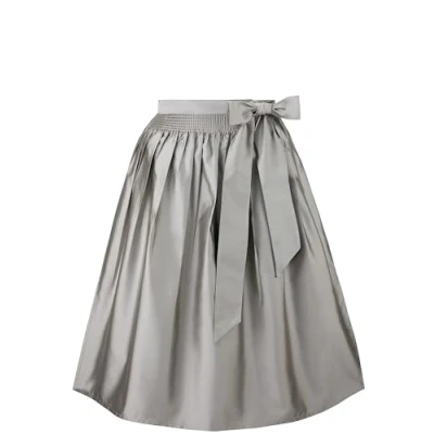 Image of Stockerpoint Women&#039;s Kristin Midi Dirndl Apron, Taupe, 34 38
