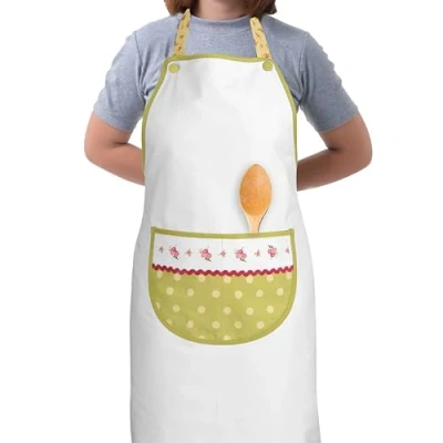 Image of Premier Housewares Kitchen Apron, Pockets, Cotton, Multi Coloured Cottage