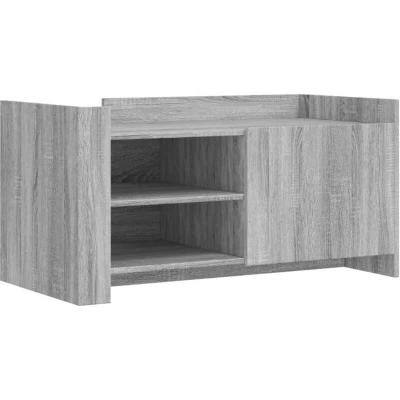 Image of vidaXL Coffee Table Grey Sonoma 100x50x50 cm Engineered Wood