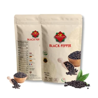 Image of Black Pepper Peppercorns 100G Whole Premium Quality 100% Natural Authentic No Additives Preservatives Non GMO