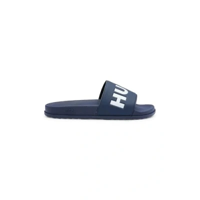 Image of HUGO Match_it_slid_rblg_n Pool slides, Men&#039;s, Size: 6, Dark blue five Synthetics
