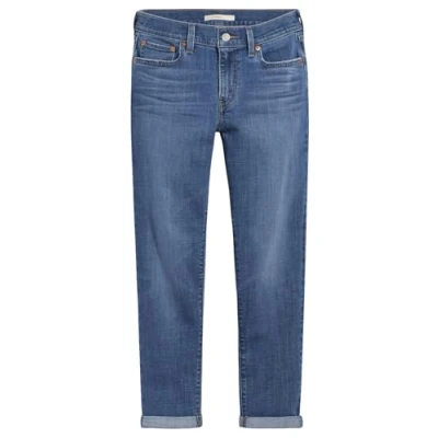 Image of Levi&#039;s Women&#039;s MID Rise Boyfriend Jeans, Lapis GEM, 33 W/30 L