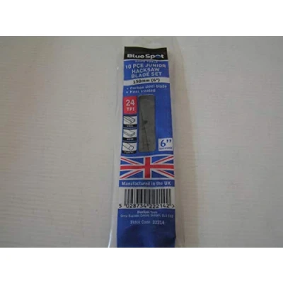 Image of 10 x 150mm (6&quot;) UK Manufactured Hacksaw Blades