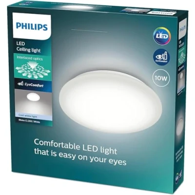 Image of Philips Moire LED CL200 Ceiling Light Round 10W Cool White