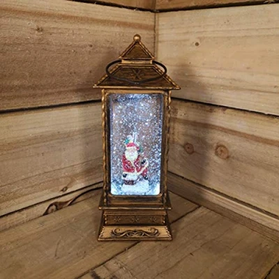 Image of Samuel ALEXANDER Premier 27cm Christmas Light Up Santa Water Spinner Decoration