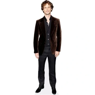 Image of Matthew Gray Gubler (Brown Blazer) Life Size Cutout