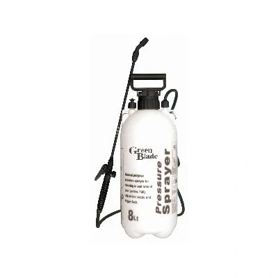 Image of White 8L Pressure Sprayer with Shoulder Strap By Green Blade