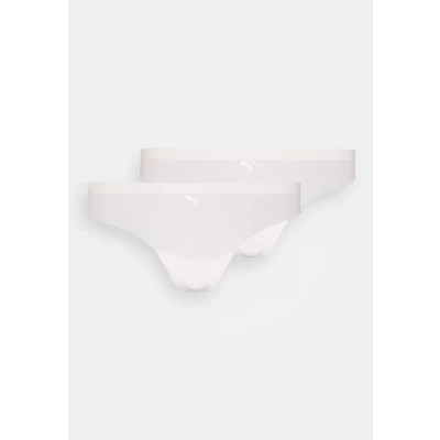 Image of Puma Women Seamless 2 PACK Thong, Women&#039;s, Size: Small, White
