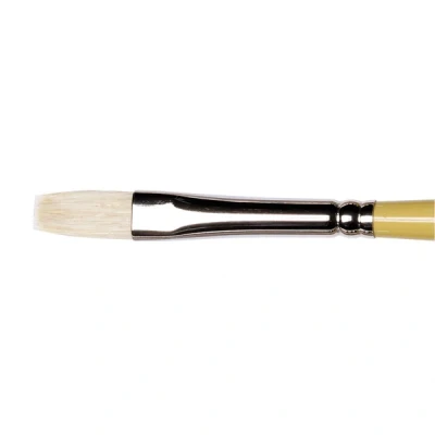 Image of Winsor &amp; Newton Size 4 Artists Hog Long Flat Brush