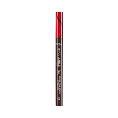 Image of L&#039;Oréal Paris Infallible Grip Micro Fine 0.01mm 36H Eyeliner Smokey Earth