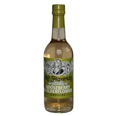 Image of Mr Fitzpatricks Gooseberry and Elderflower Cordial, 500 g