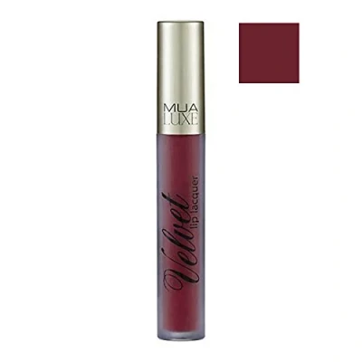 Image of MUA MAKEUP ACADEMY LUXE LIP LACQUER FIRECRACKER DEEP RED BROWN