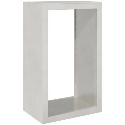 Image of vidaXL Firewood Rack 60x40x100 cm Stainless Steel