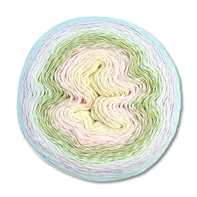 Image of Frida&#039;s Wollhaus Scheepjes 215 g Whirl Bobbel Gradient Yarn Crochet Knitting 38 Colours (767 Melting Macaron)