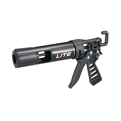 Image of Tajima Caulk Gun 1/10 Gallon (10 oz) Convoy Lite Caulking Tool with Ultra Lightweight ABS Construction &amp; Auto Flow Stop CNV 100LT