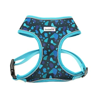 Image of Doodlebone Airmesh Harness, Electric Party, 4
