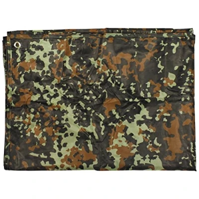 Image of MFH 50316 Multi Purpose tarp Stain 300 cm x 200 cm, Pack of 1, Polyester, Camouflage,