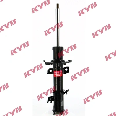 Image of 1780874, 1800308, 1804547, 1904598, 2002573 Shock absorber KYB 3348057 Front Axle Left Gas Pressure Twin Tube Suspension Strut Top pin FORD: FIESTA 6